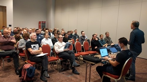 Cyrille and Philippe in the Platform breakout
