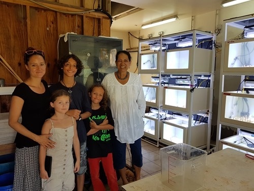 The family with Mrs. Murphy