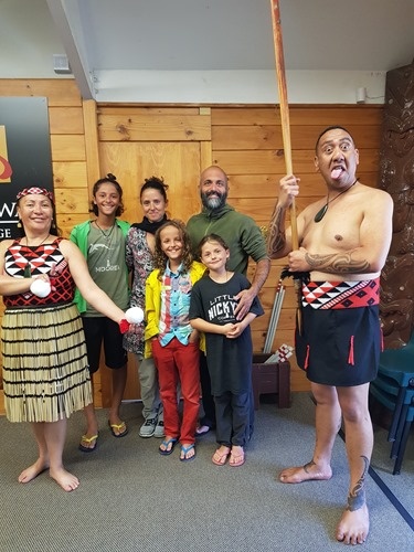 A photo with the Walmsley family