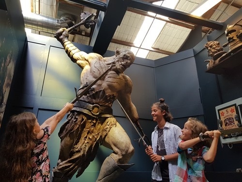 The Walmsley kids take on Azog the Defiler