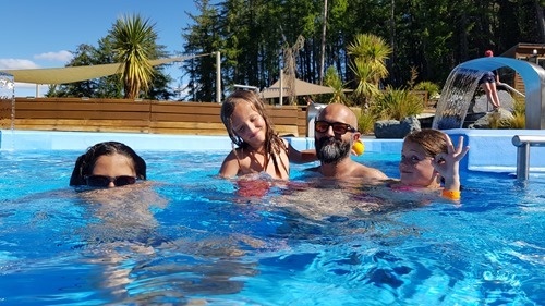 Soaking in the Lake Tekapo Hot Springs
