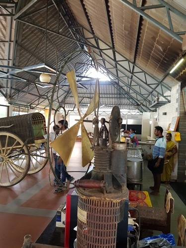 With the steam engine