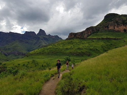 We were happy to have less direct sun for a while