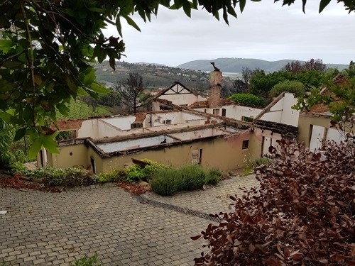 Fire damage is everywhere