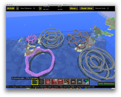 Tinkercad geometry in MCEdit