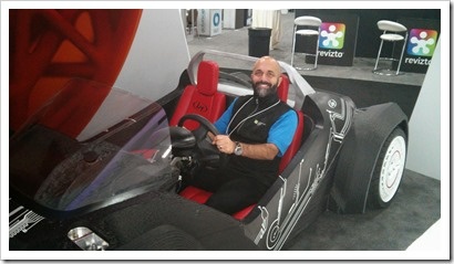 Sitting in the Local Motors Strati