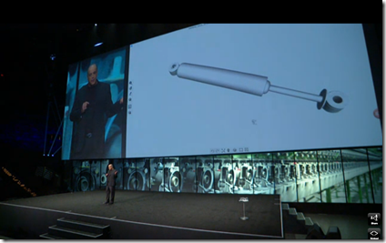 Carl Bass on Memento during the opening keynote