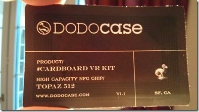 The DODOcase NFC sticker