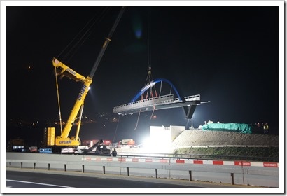 Our new cycle bridge