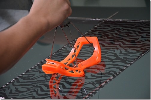 Applying a pattern to goggle frames