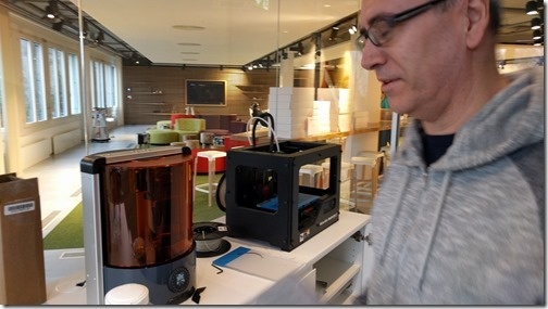 Looking out across the new coffee area