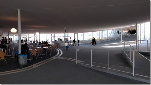 Inside the Rolex Building at EPFL