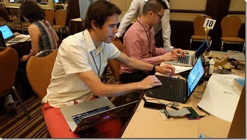 Ian Keough multi-tasking