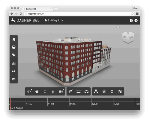 Context menu in Dasher 360