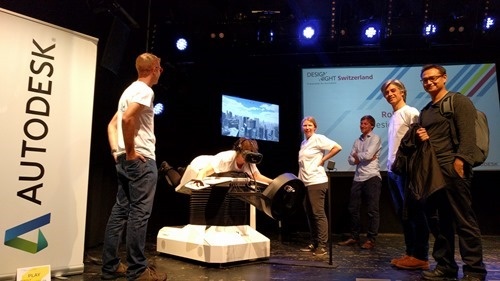 Autodeskers take on Birdly