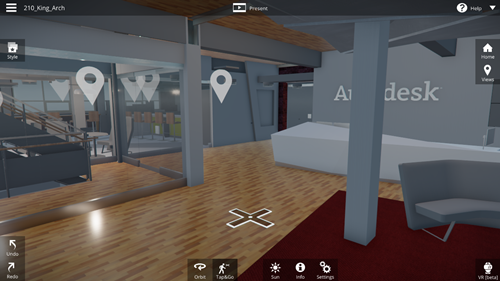 The lobby at 210 King St E