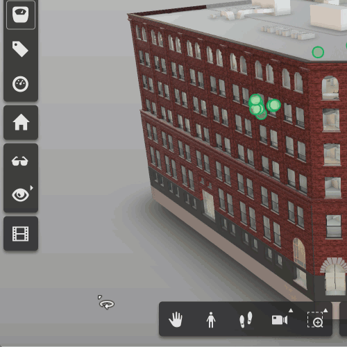 Move cursor to sensor location