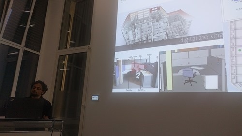 Shajay from Zaha Hadid talking about Autodesk Research projects (digital 210 king)