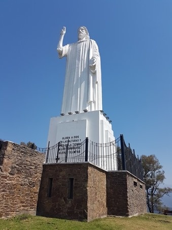 The Blessed Christ statue in San Javier