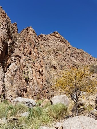 Fantastic, steep canyon sides