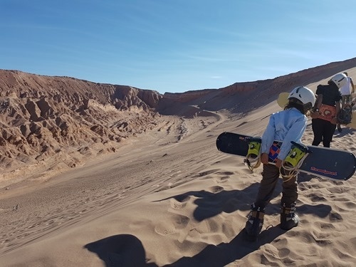 Traipsing along the ridge