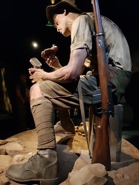 Private Jack Dunn - right