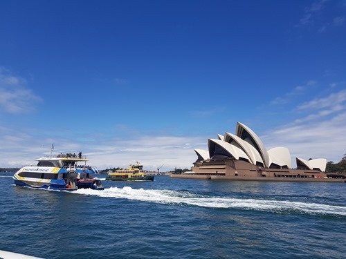 The Opera House from the ferry