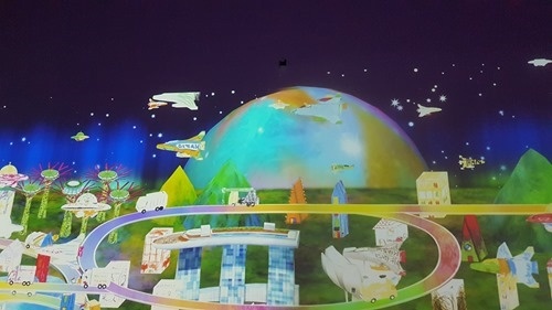 A world populated with scanned objects