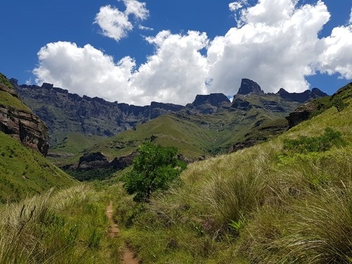 Some clouds started to roll in
