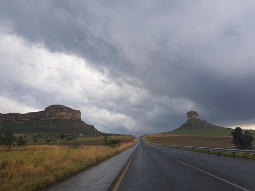 Then the weather came back in