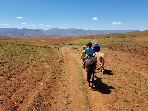 Down towards the valley