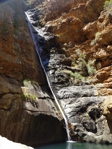 The Meiringspoort waterfall