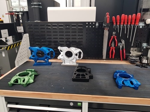 Generatively-designed, milled engine parts