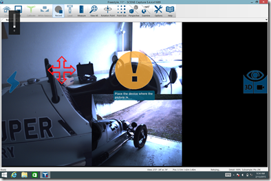 Time to reposition the scanner