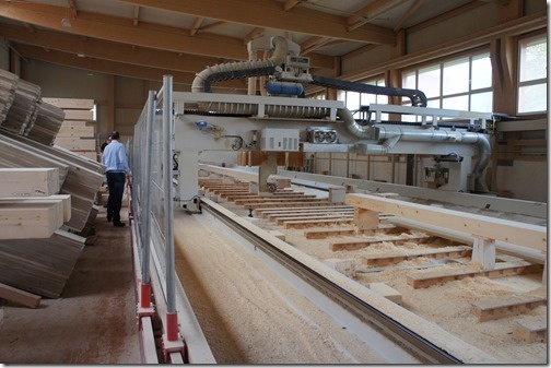 One of the mills at work