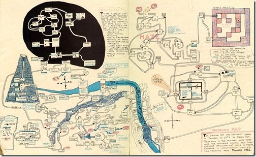 Manually mapping Zork