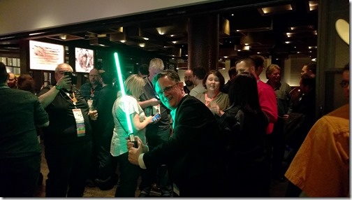 Fun at the blogger social