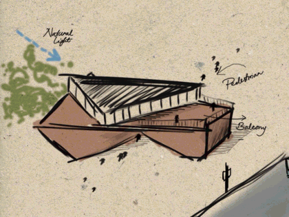 Highlighting important aspects of an architectural model