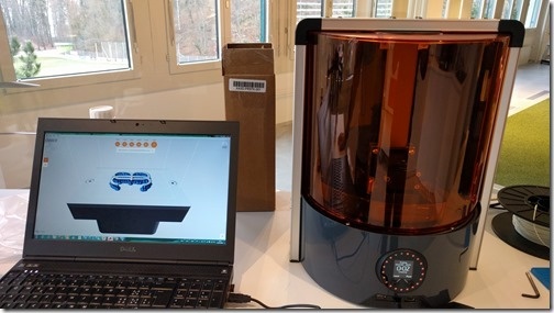 The print - with support - inside Print Studio