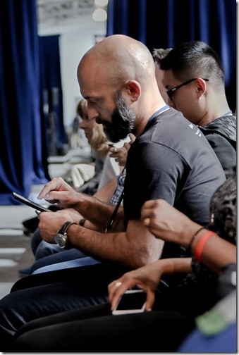 Tweeting about each VR session as it started