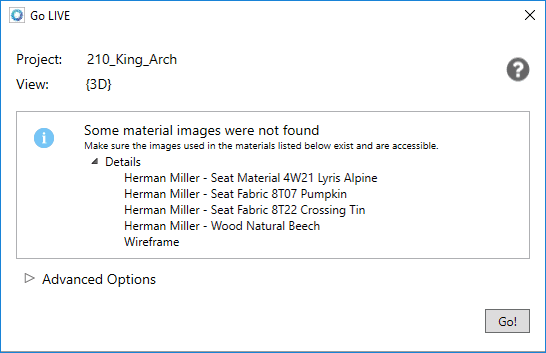 Publishing via the LIVE web-service