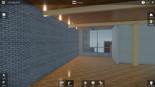 Nice lighting and materials in the standard LIVE viewer