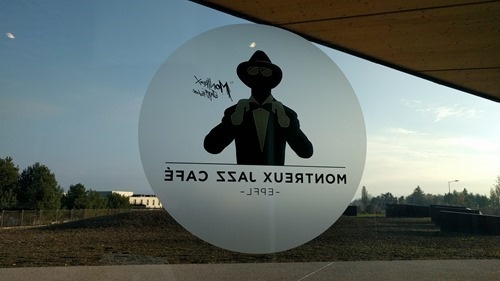 Inside the Montreux Jazz Cafe at EPFL