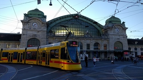 Our tram in Basel