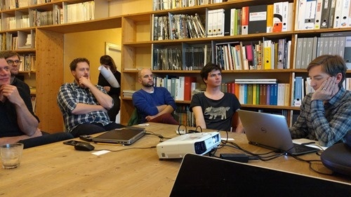 Meeting with members of the HdM team