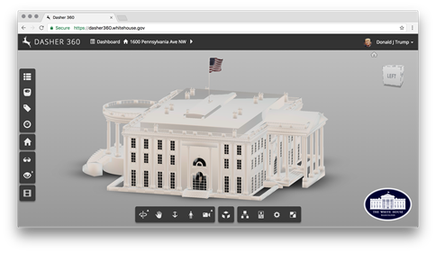 The White House in Dasher 360
