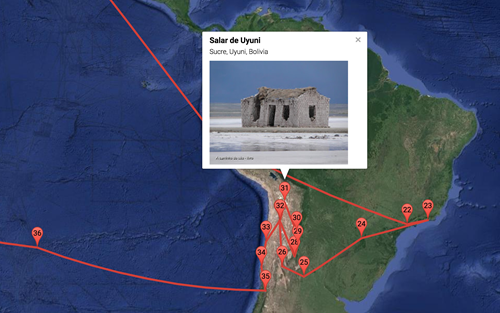 Information about the Salar de Uyuni in Bolivia