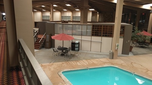 Some very strange hotel layout decisions at The Outlaw Inn