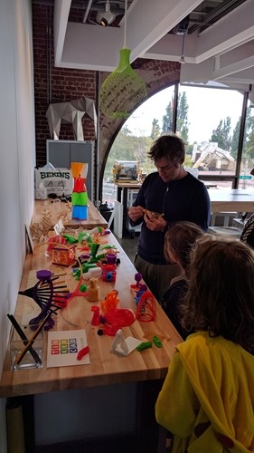 In the Gallery's Maker area