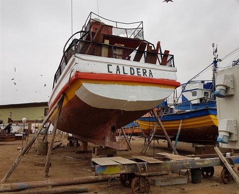 The Caldera boatyard